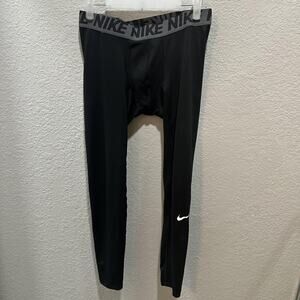 Nike Pro Compression Leggings Mens Medium Base Layer Running Athletic 748865-010